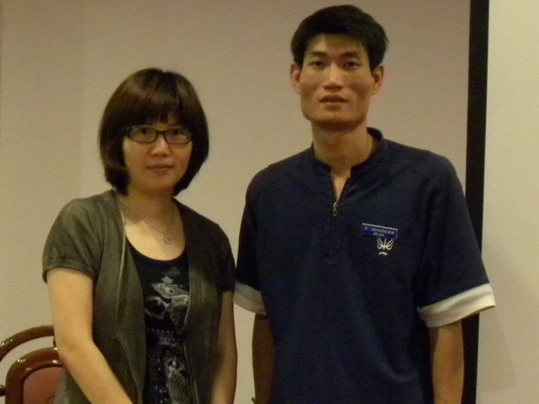 与台湾苏璧伶博士合影于上海2011-06-29